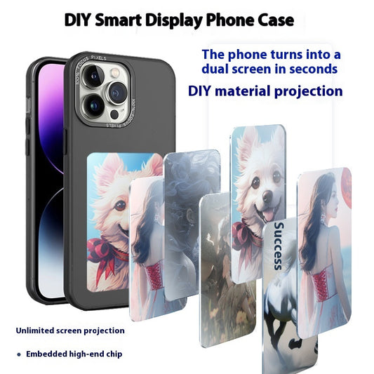 DIY Display Screen Phone Case Free Switching Pattern Protective Cover